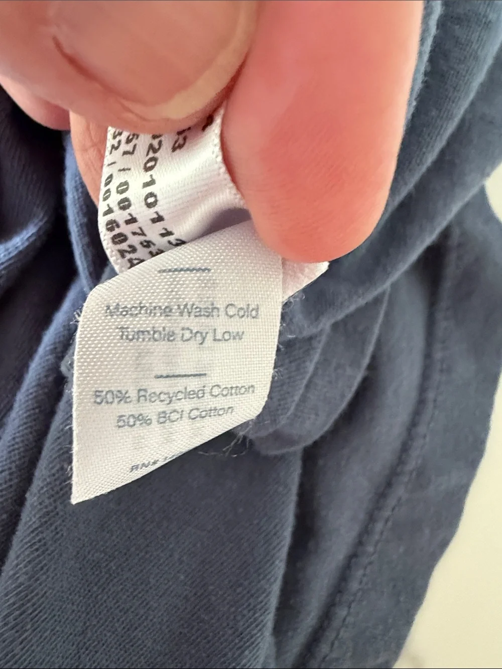 MARINE LAYER basic tee size S blue shortsleeve